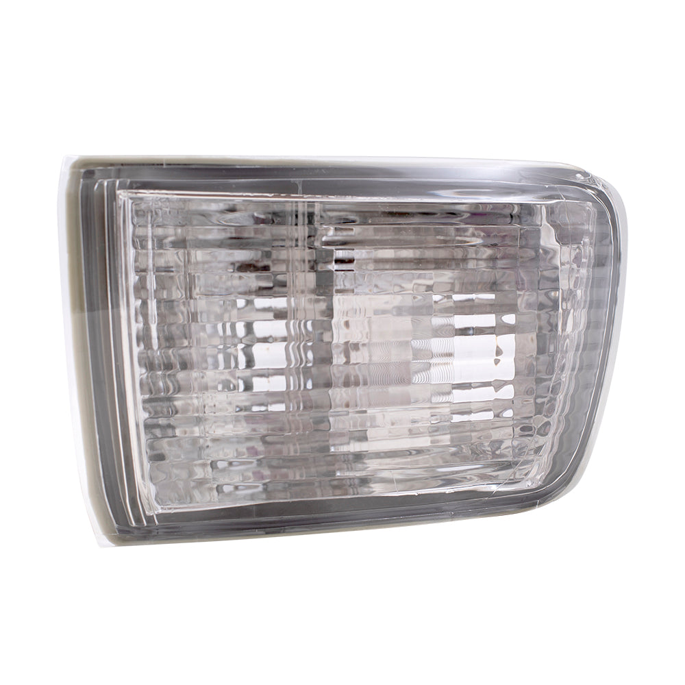 Brock Replacement Set Driver and Passenger Park Signal Front Marker Lights Lamps Compatible with 2003-2005 4Runner 8152135391 8151135401