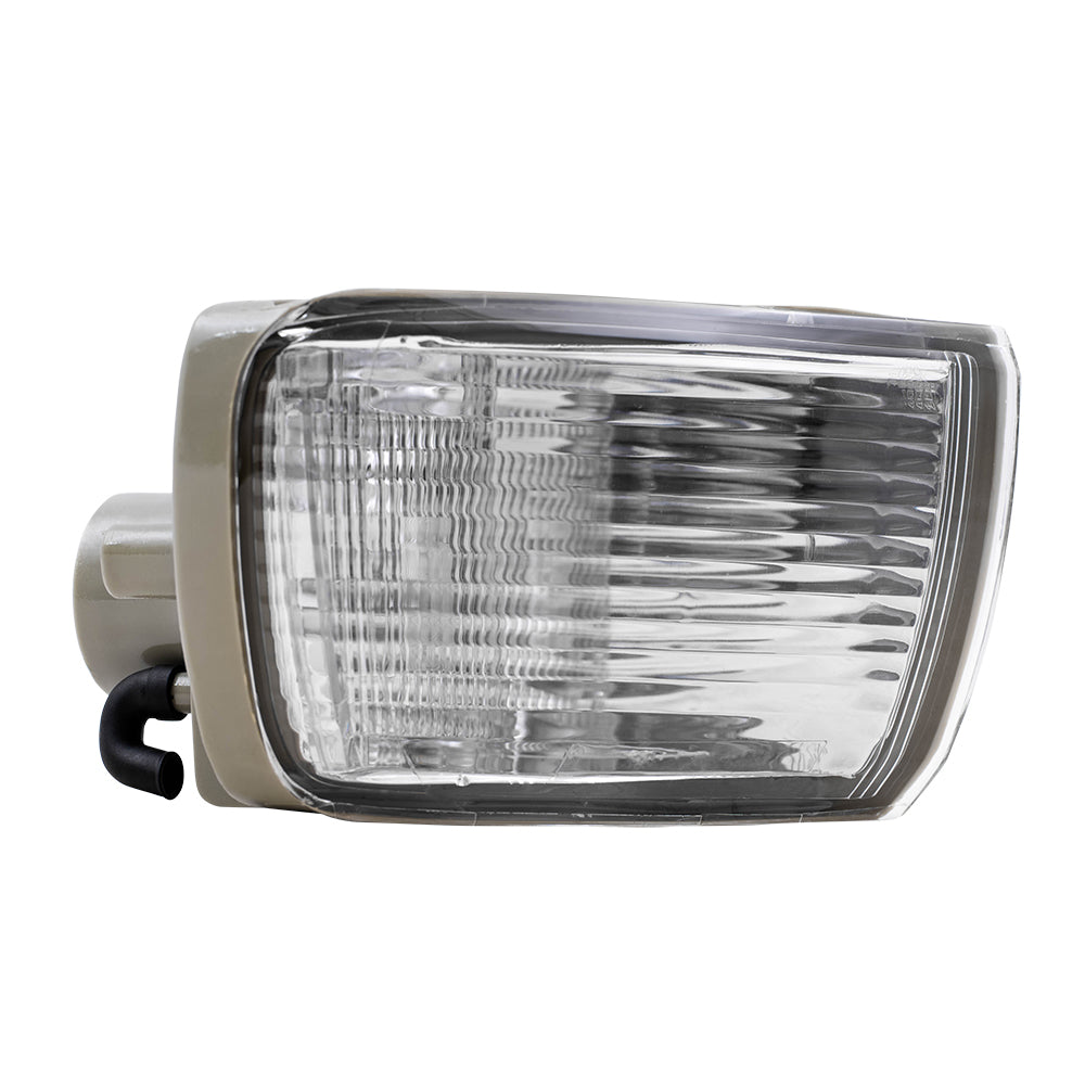 Brock Replacement Set Driver and Passenger Park Signal Front Marker Lights Lamps Compatible with 2003-2005 4Runner 81521-35401 81511-35411