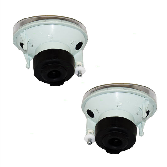 Brock Replacement Set Driver and Passsenger Fog Lights Compatible with 2001-2003 Highlander 8122148010 8121148010