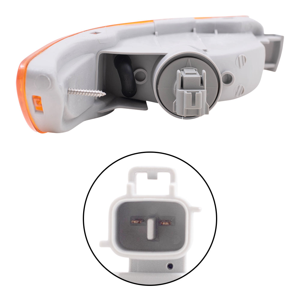 Fits Toyota Corolla 93-97 Drivers Corner Park Signal Marker Light Lamp Assembly