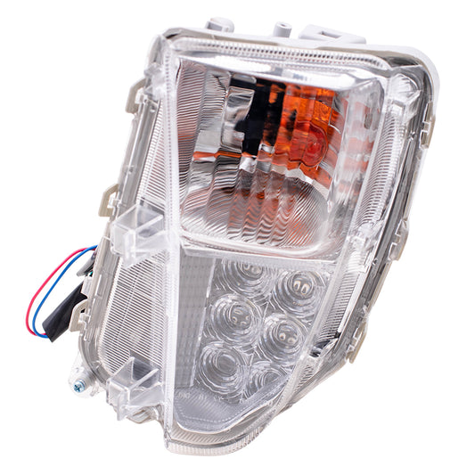 Brock Replacement Drivers Turn Signal Light Compatible with 2012-2015 Prius & Prius Plug-In Front Left w/ Daytime Running Lamp Assembly 81521-47060