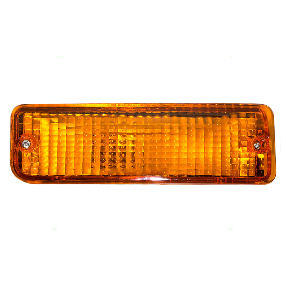 Brock Replacement Passengers Front Signal Side Marker Light Lamp Compatible with 1993-1998 T100 Pickup Truck 8151034010