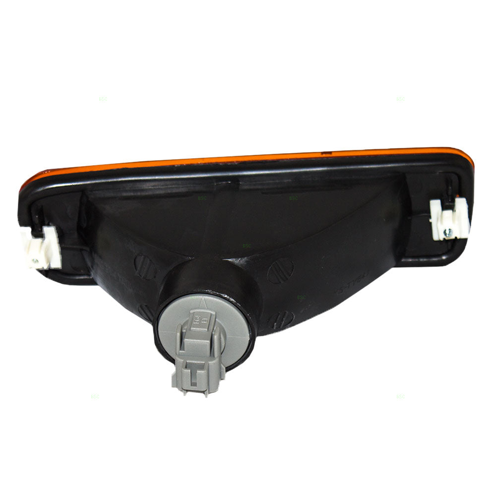 Brock Replacement Drivers Park Signal Front Marker Light Compatible with 1995-1997 Tacoma Pickup Truck w/ 2-Wheel Drive Bumper Mounted built through 05/97 81520-35100