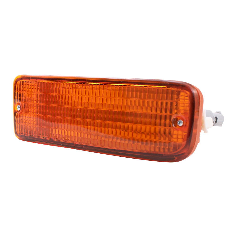 Brock Replacement Drivers Park Signal Front Marker Light Compatible with 1996-1998 4Runner 8152035120