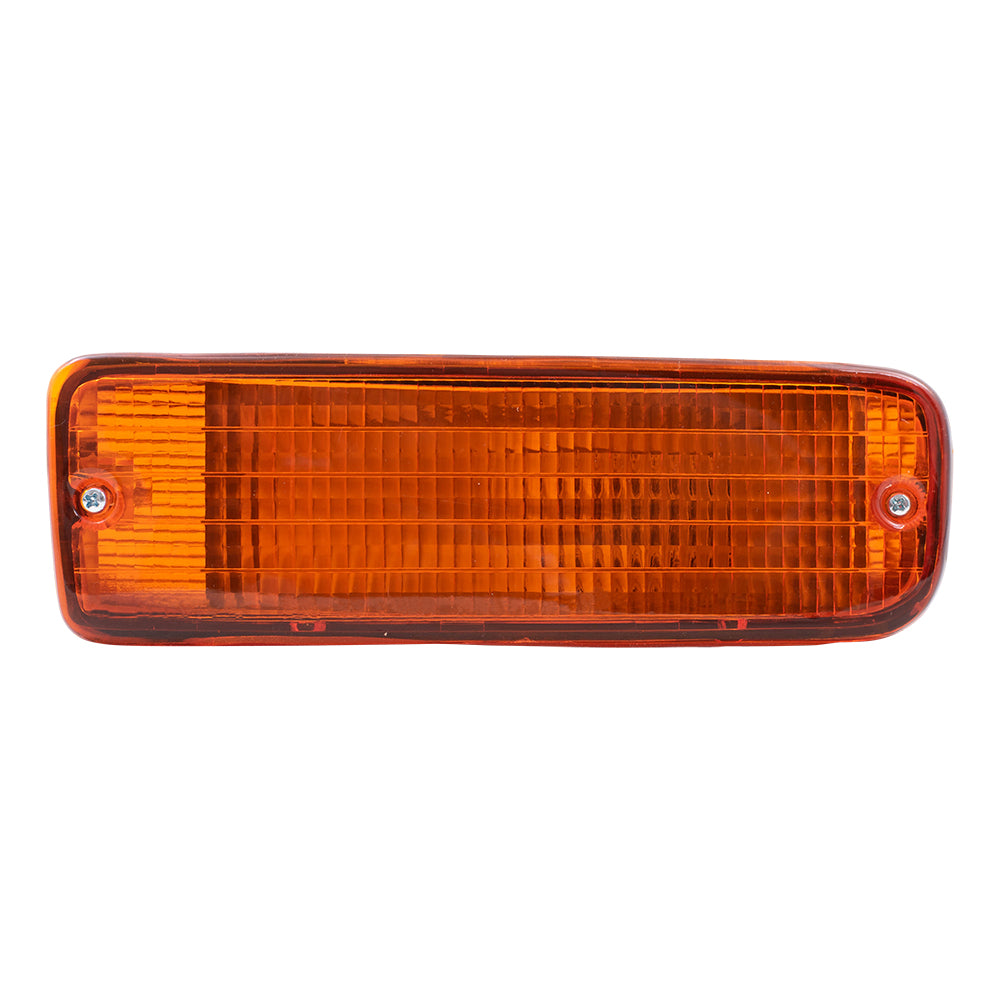Brock Replacement Drivers Park Signal Front Marker Light Compatible with 1996-1998 4Runner 8152035120