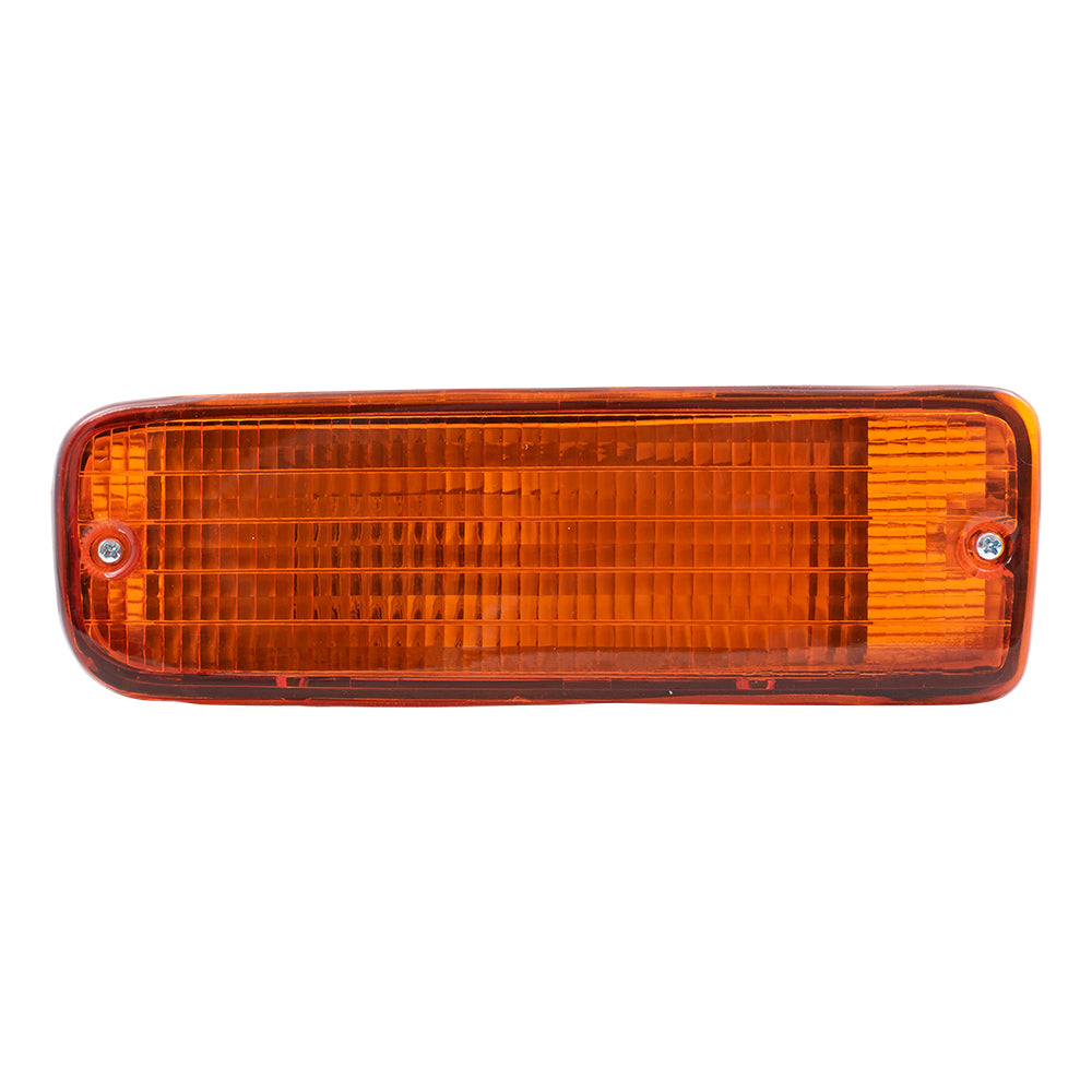 Brock Replacement Set Driver and Passenger Park Signal Front Marker Lights Compatible with 1996-1998 4Runner 8152035120 8151035120
