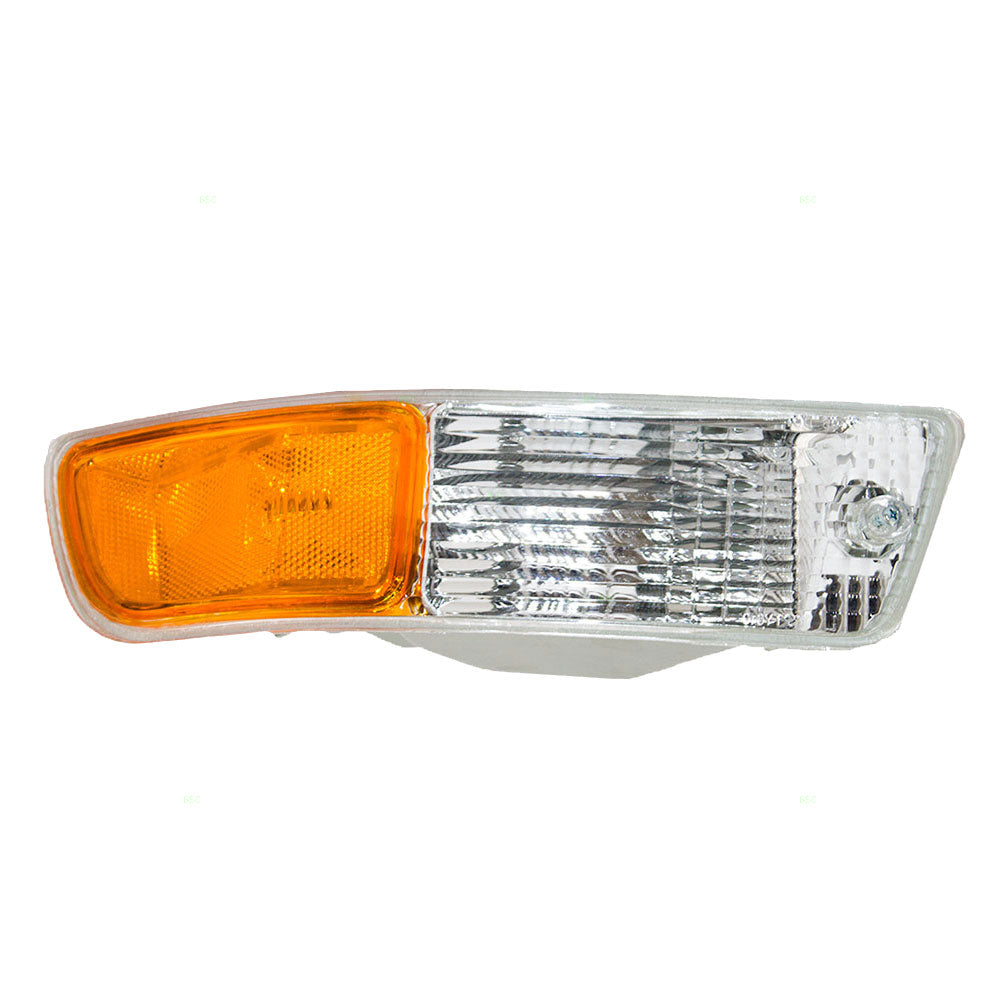 Brock Replacement Passengers Park Signal Corner Marker Light Lamp Compatible with 1998-2000 RAV4 81511-42040