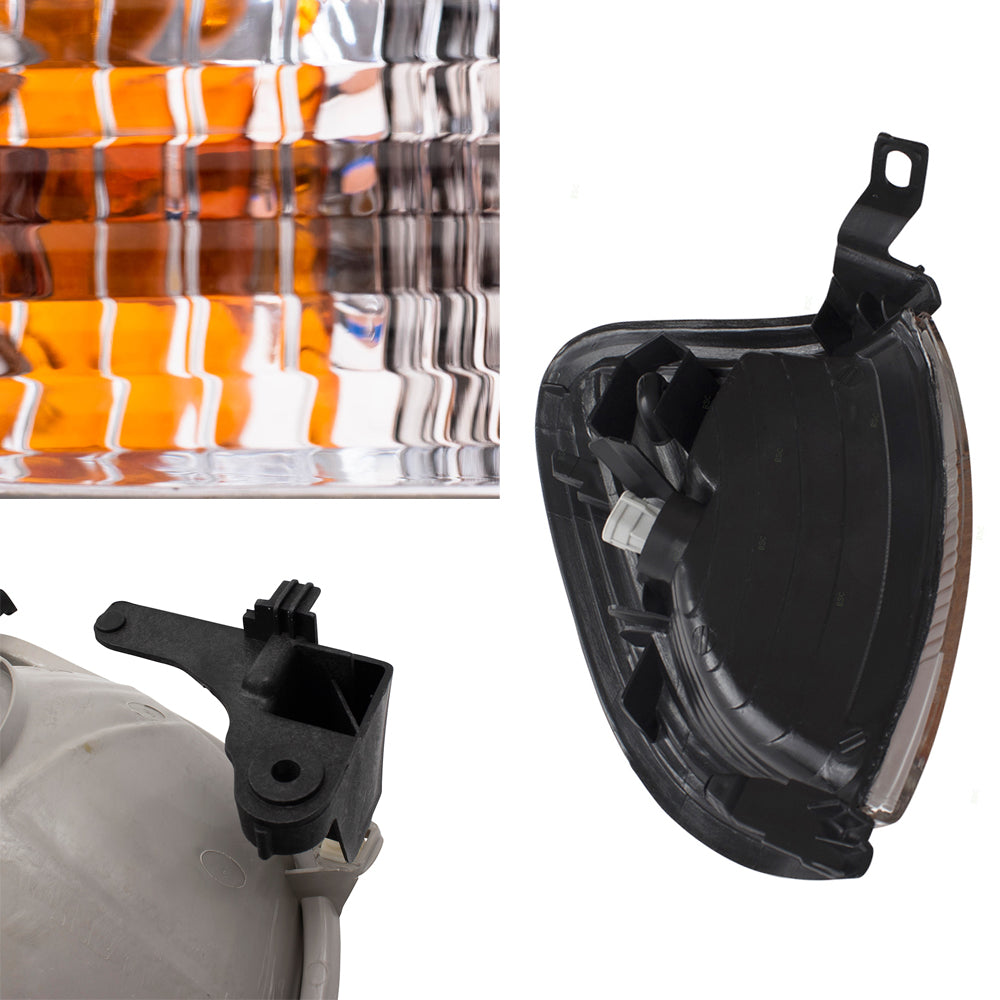 Brock Replacement 6 Pc Headlights and Signal Lights Compatible with 2001-2004 Tacoma
