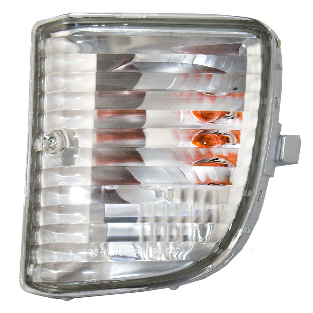 Brock Replacement Drivers Park Signal Front Marker Light Lamp Compatible with 2001-2003 RAV4 81521-42050
