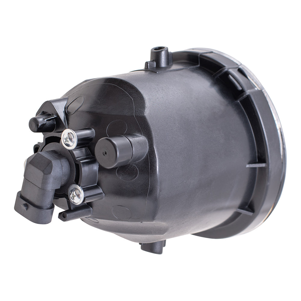 Brock Replacement Driver and Passenger Round Fog Lights Lamps Compatible with 2003-2006 Tundra 2001-2007 Sequoia 812200C021 812100C021