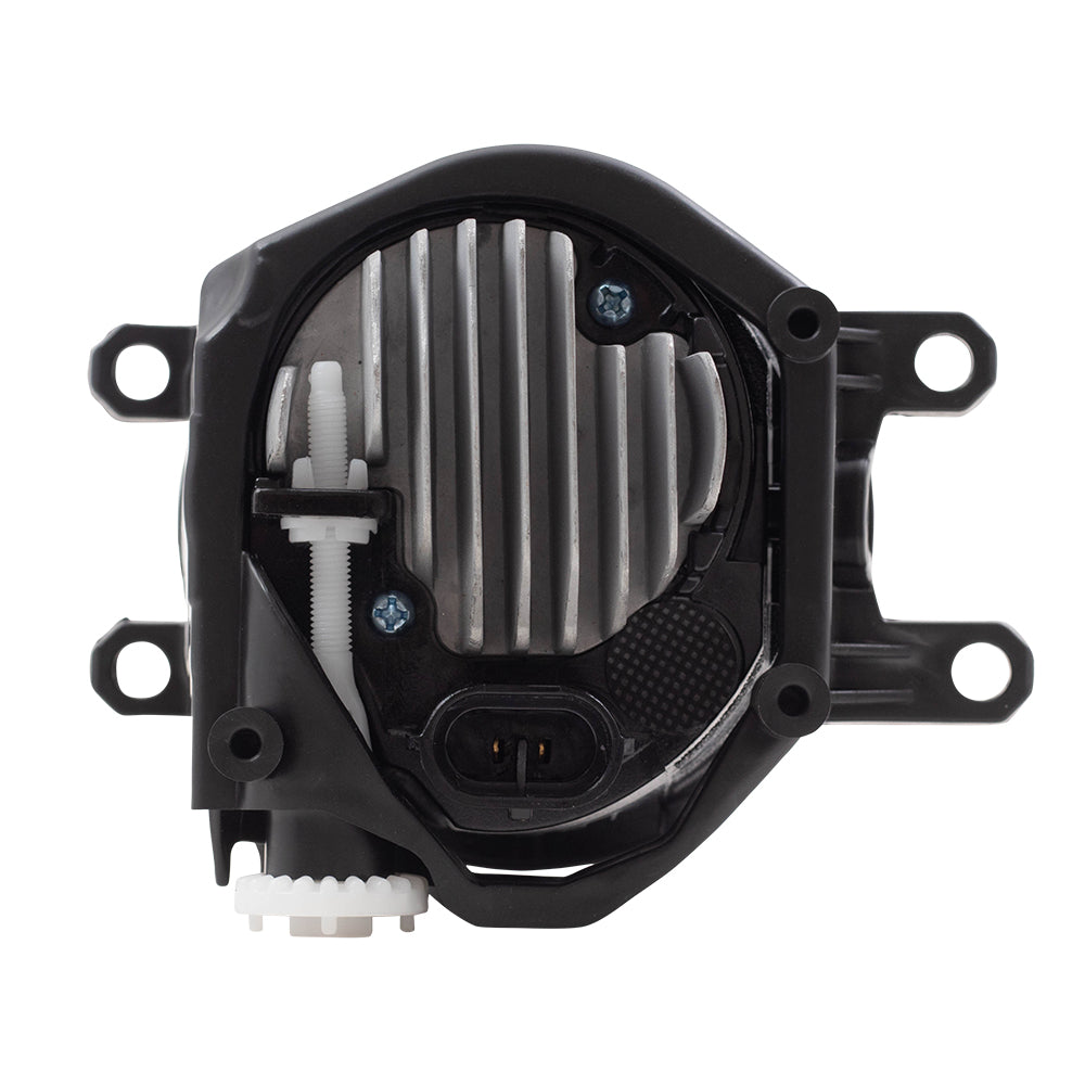 Brock Replacement Passenger LED Fog Light Assembly Compatible with 2014-2019 RX350 2018-2019 RX350L
