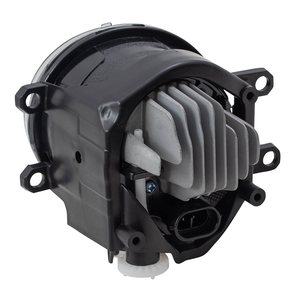 Brock Replacement Passenger LED Fog Light Assembly Compatible with 2014-2019 RX350 2018-2019 RX350L