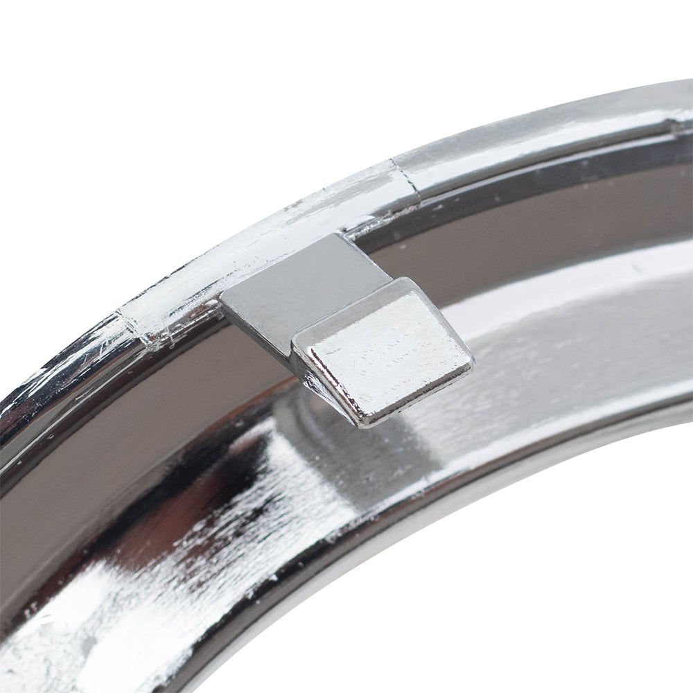 Brock Replacement Pair Set Fog Light Brackets Chrome Compatible with Camry SE & SE Sport 52126-06200 521250-6200