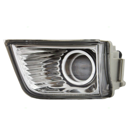 Brock Replacement Drivers Fog Light Bumper Mounted Lamp Compatible with 2003-2005 4Runner 81221-35040