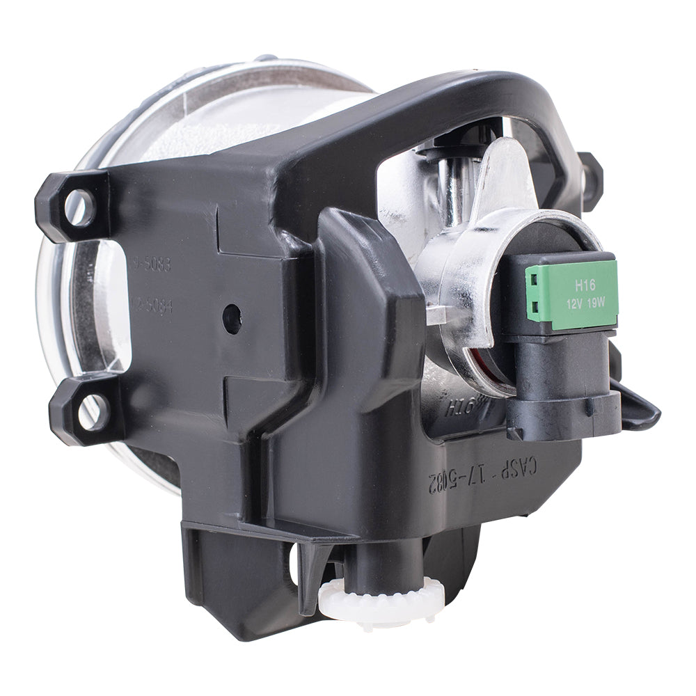 Brock Replacement Pair Set Halogen Fog Lights Lamps Compatible with Prius & Plug-In Prius 4Runner 81220-12230 81210-12230