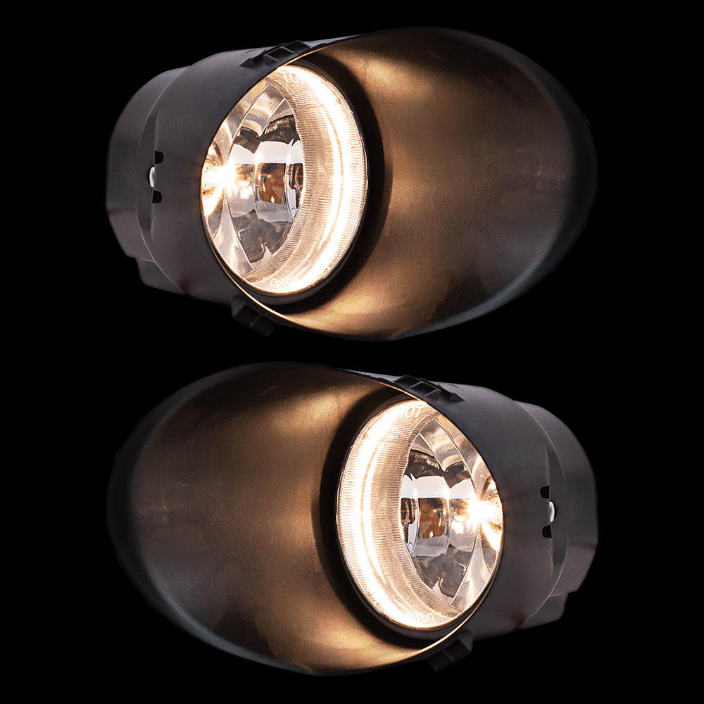 Fits Toyota Tundra 07-13 Set Fog Lights Clear Lens Bezels Bulb Wiring & Switch