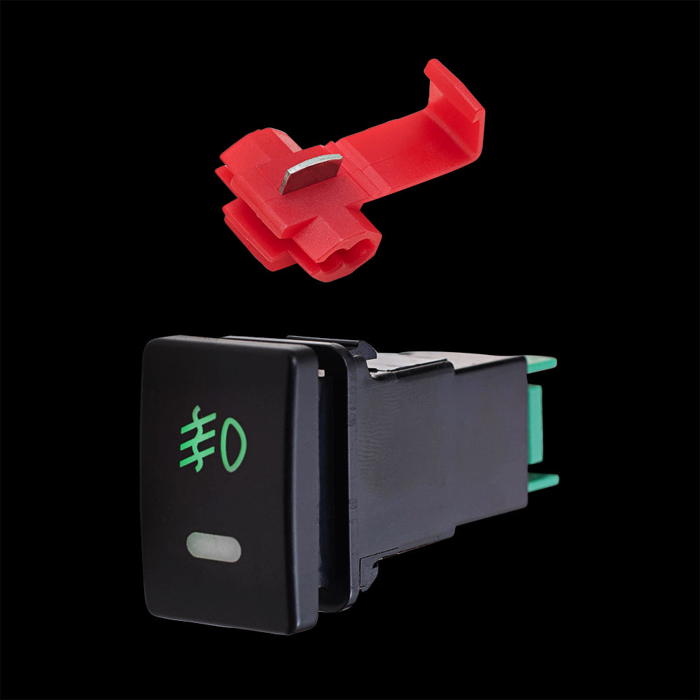 Fits Toyota Tundra 07-13 Set Fog Lights Clear Lens Bezels Bulb Wiring & Switch