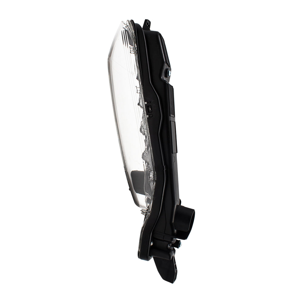 Brock Replacement Pair Set Daytime Running Lamps Left + Right Vertical Type Lights Compatible with 17-19 Corolla 8144002030 8143002030
