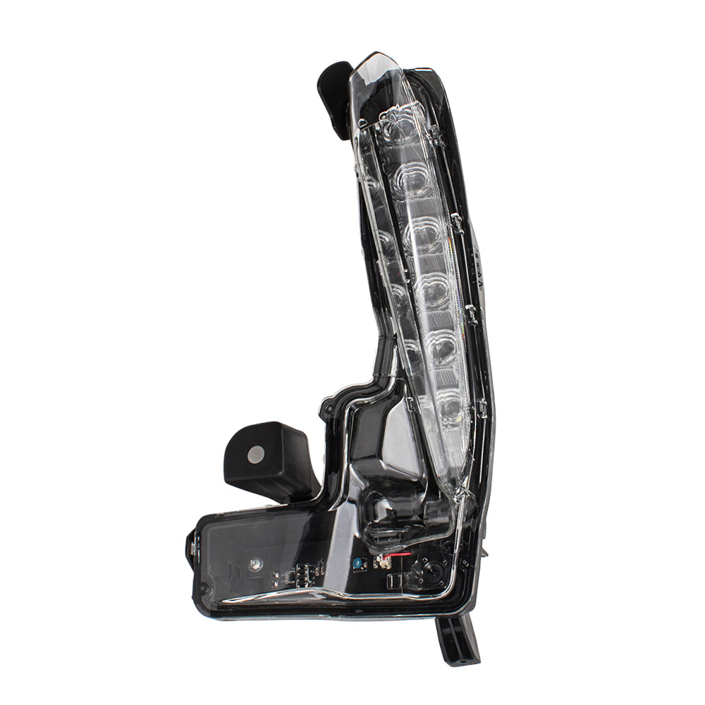 Brock Replacement Drivers Daytime Running Lamp Left Vertical Type Light Compatible with 2017-2019 Corolla 8144002030