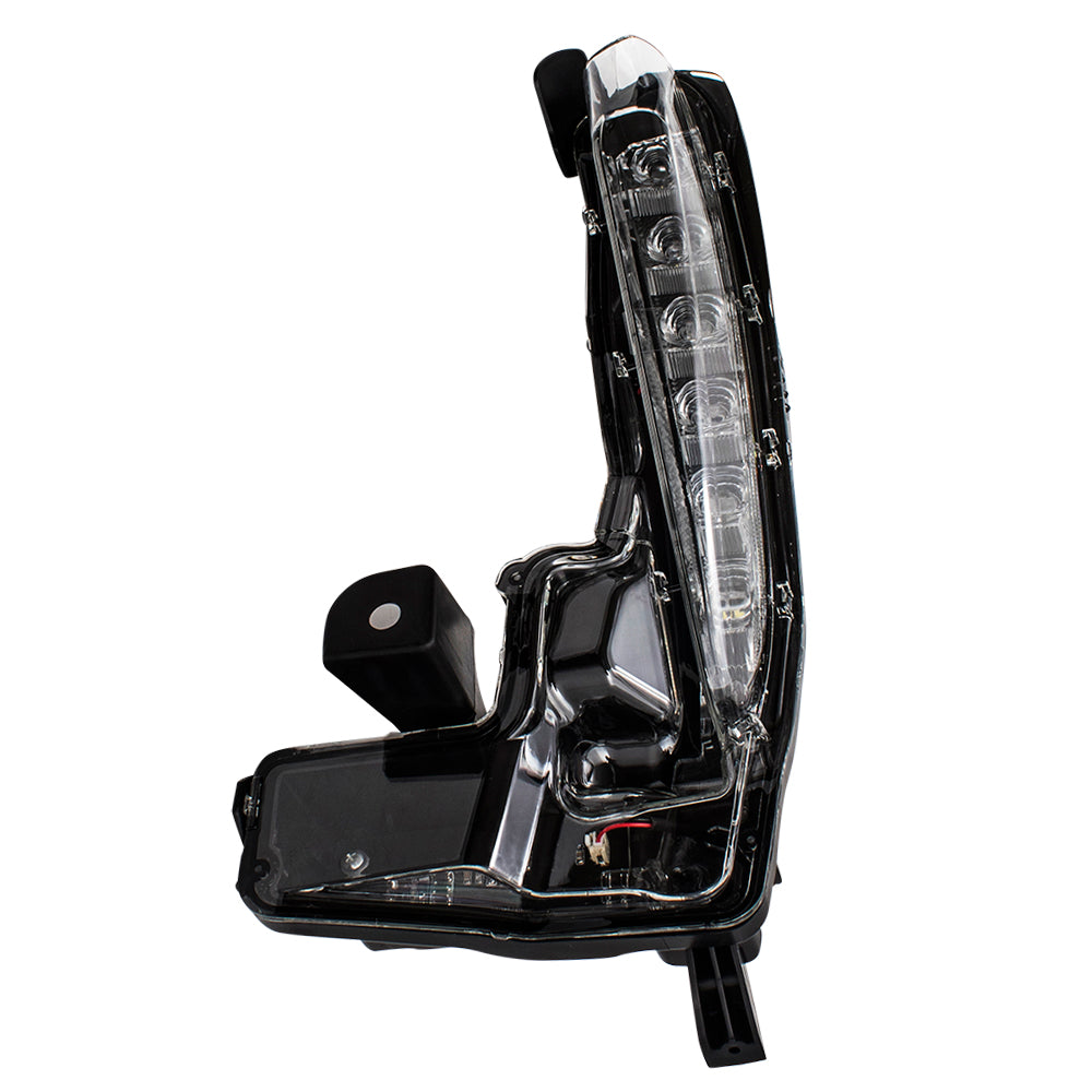 Brock Replacement Drivers Daytime Running Lamp Left Vertical Type Light Compatible with 2017-2019 Corolla 8144002030