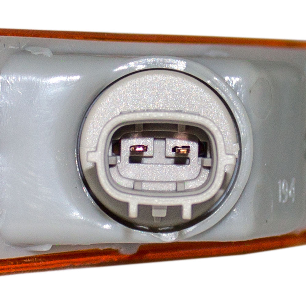Brock Replacement Driver and Passenger Front Signal Side Marker Lights Lamps Compatible with 99-03 SUV 81740-48010 81730-48010