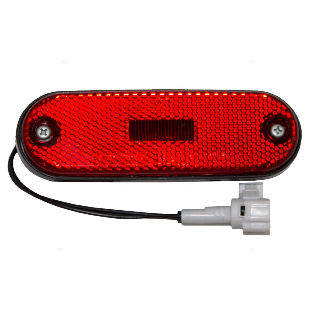 Brock Replacement Passengers Rear Signal Side Marker Light Compatible with 1996-2000 RAV4 81750-42010