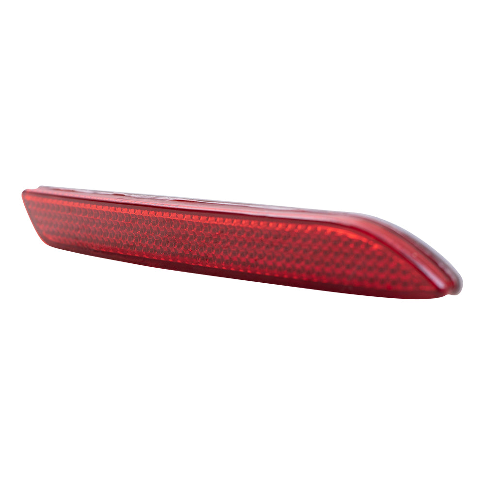 Brock Driver and Passenger Rear Bumper Reflector Compatible with 2009-2021 Toyota 81920-08010