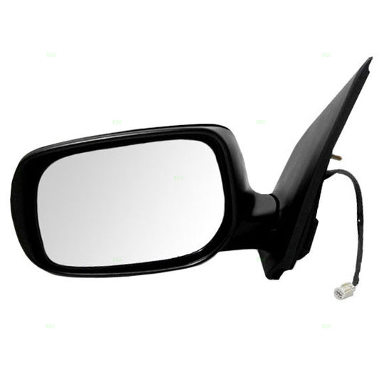 Fits Toyota Yaris Sedan 07-12 Drivers Side View Power Mirror Glass w/ Housing