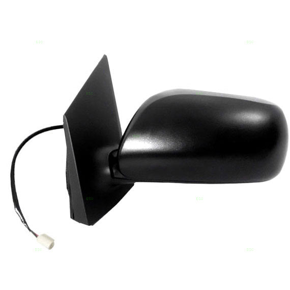 Fits Toyota Yaris Sedan 07-12 Drivers Side View Power Mirror Glass w/ Housing