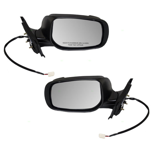 Driver and Passenger Power Side View Mirrors Replacement for Toyota 87940-52660 87910-52680