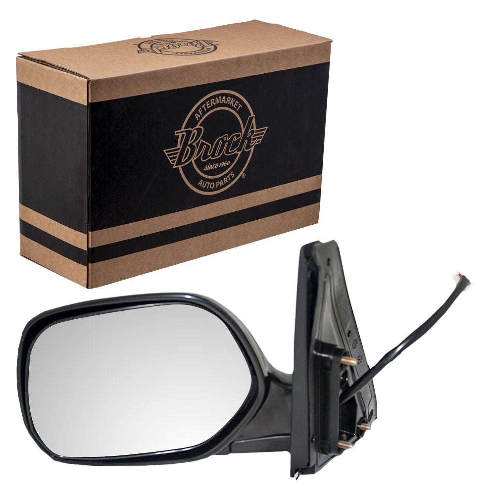 Fits Scion xB 04-06 Drivers Side View Power Mirror Glass w/ Housing Assembly