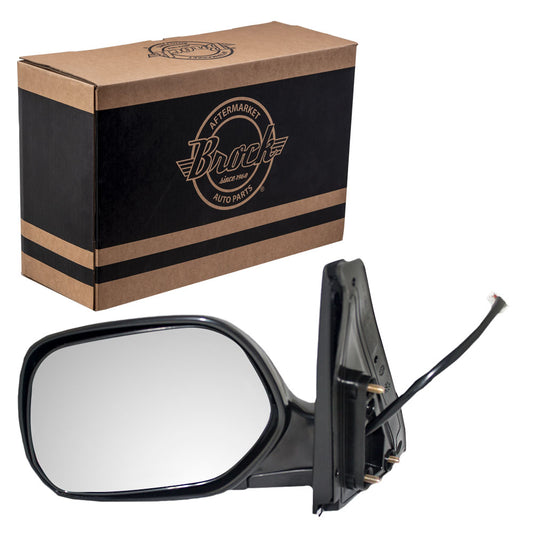 Fits Scion xB 04-06 Drivers Side View Power Mirror Glass w/ Housing Assembly