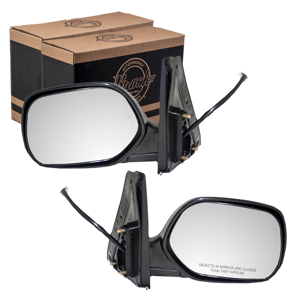 Driver and Passenger Power Side View Mirrors Replacement for Scion 8794052500 8791052520