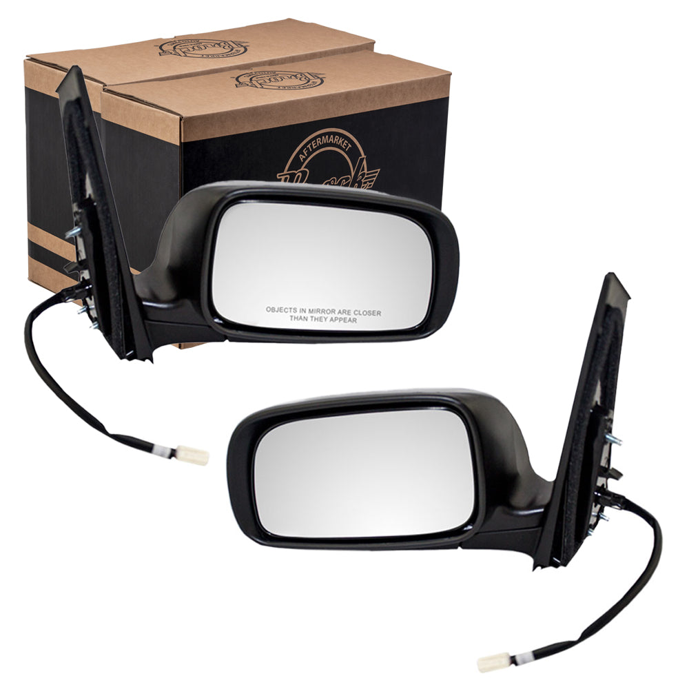 Driver and Passenger Power Side View Mirrors Replacement for Toyota 8794047230 8791047250