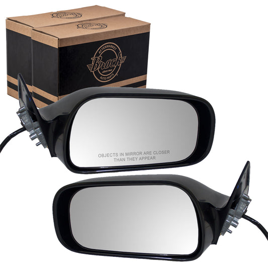 Driver and Passenger Power Side View Mirrors Replacement for Toyota 87940-07011-C0 87910-07011-C0