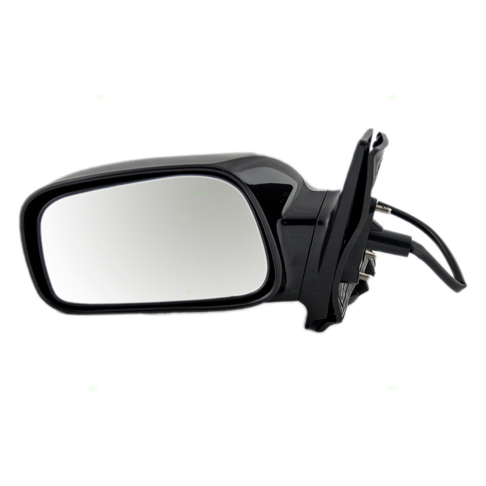 Fits Toyota Corolla LE & S 03-08 Drivers Side View Power Mirror w/ Gloss Housing