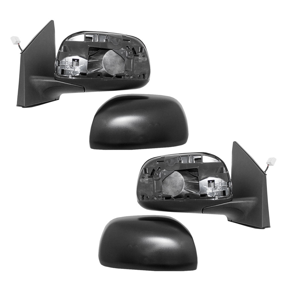 Driver and Passenger Power Side View Mirrors Replacement for Toyota Japan SUV 87940-42810 87910-42B40