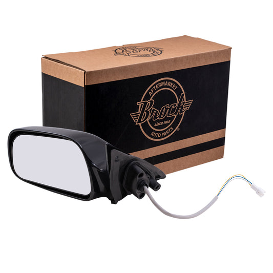 Replacement Drivers Power Side View Mirror with Adapter Ready-to-Paint Compatible with Camry 8794006030C0