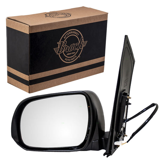 Drivers Power Side View Mirror Textured Replacement for Toyota Van 87940-08080