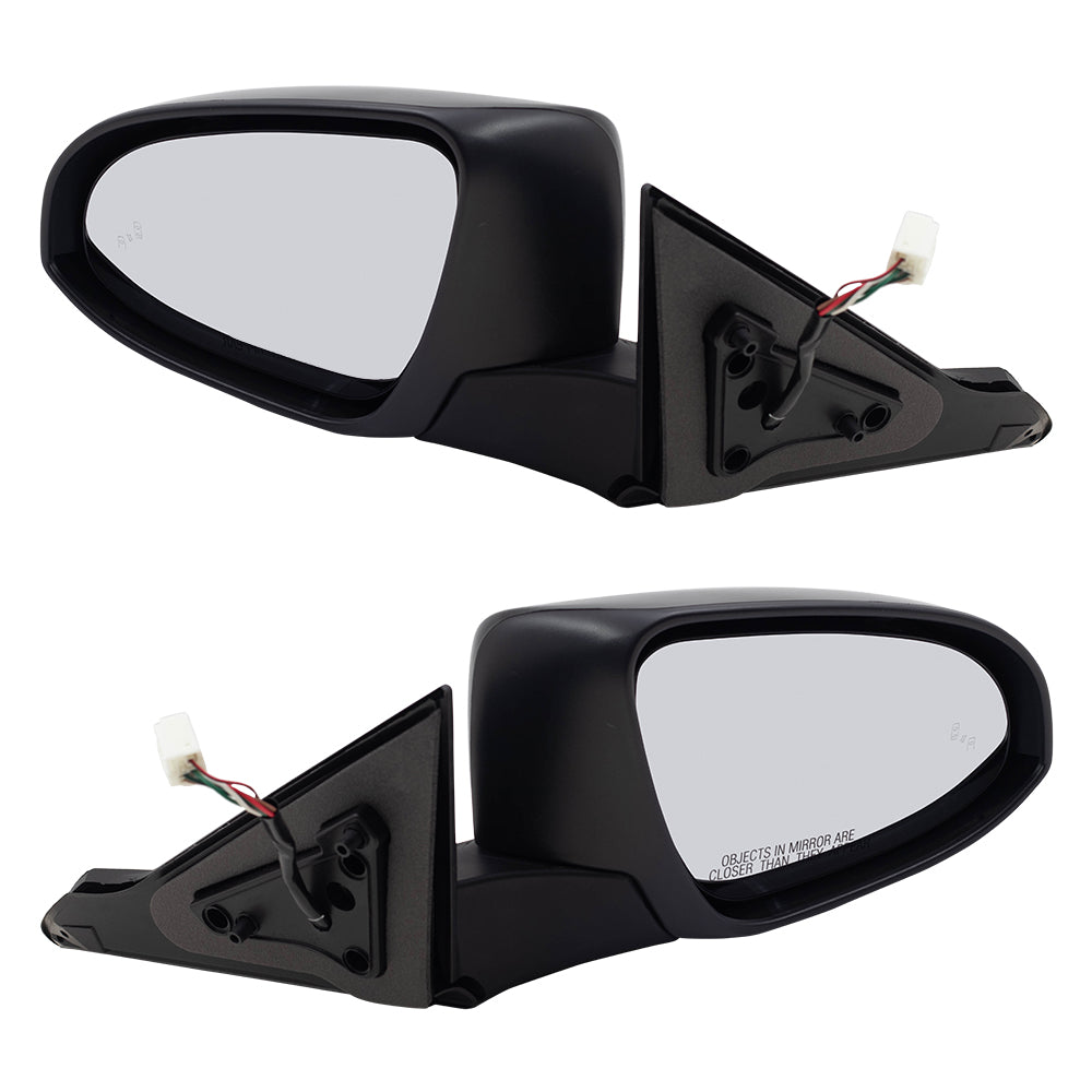 Replacement Pair Power Side Mirrors Compatible with 2015 Camry