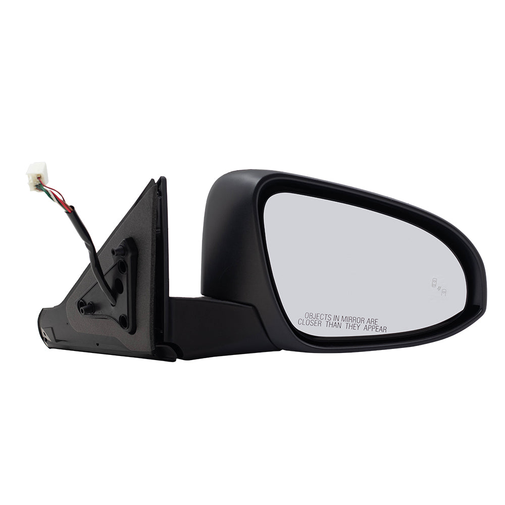 Replacement Passenger Power Side Mirror Compatible with 2015 Camry
