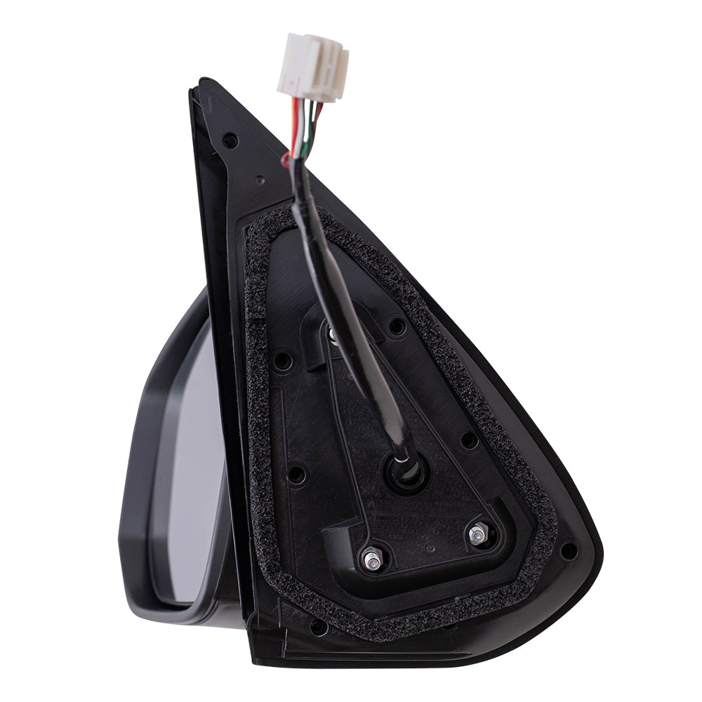 Replacement Set Power Door Mirrors Chrome Cover Heated Signal Blind Spot Detection Compatible with 2016-2020 Tacoma