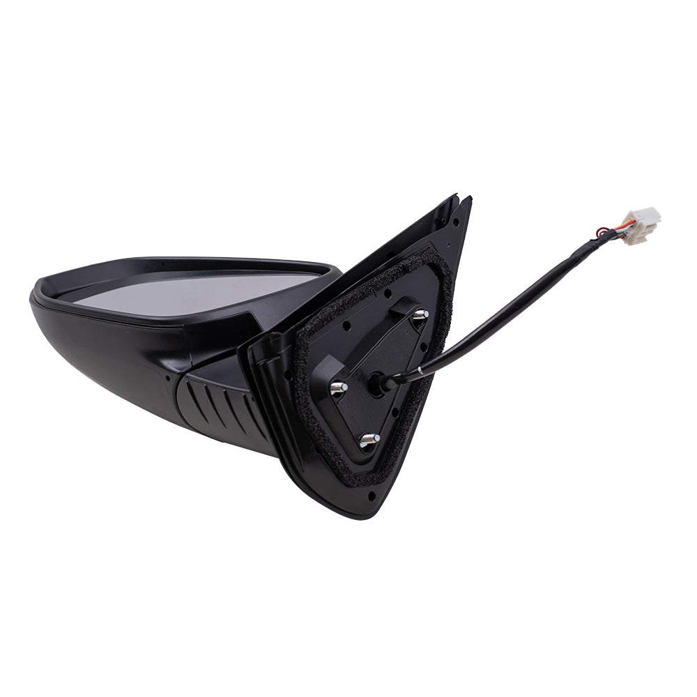 Replacement Set Power Door Mirrors Chrome Cover Heated Signal Blind Spot Detection Compatible with 2016-2020 Tacoma