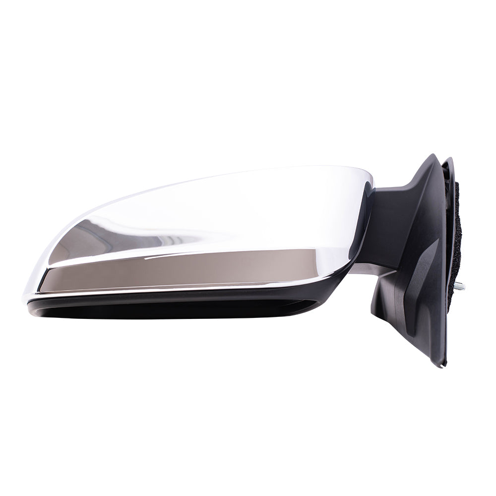 Replacement Set Power Door Mirrors Chrome Cover Heated Signal Blind Spot Detection Compatible with 2016-2020 Tacoma