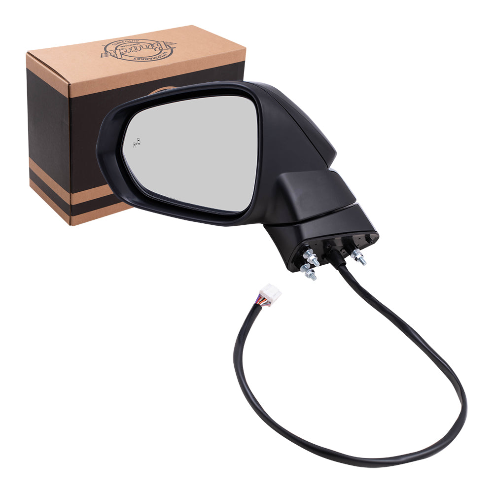Replacement Driver Power Side Mirror Heated Signal Memory Blind Spot Detection Compatible with 2015-2017 200t 300h