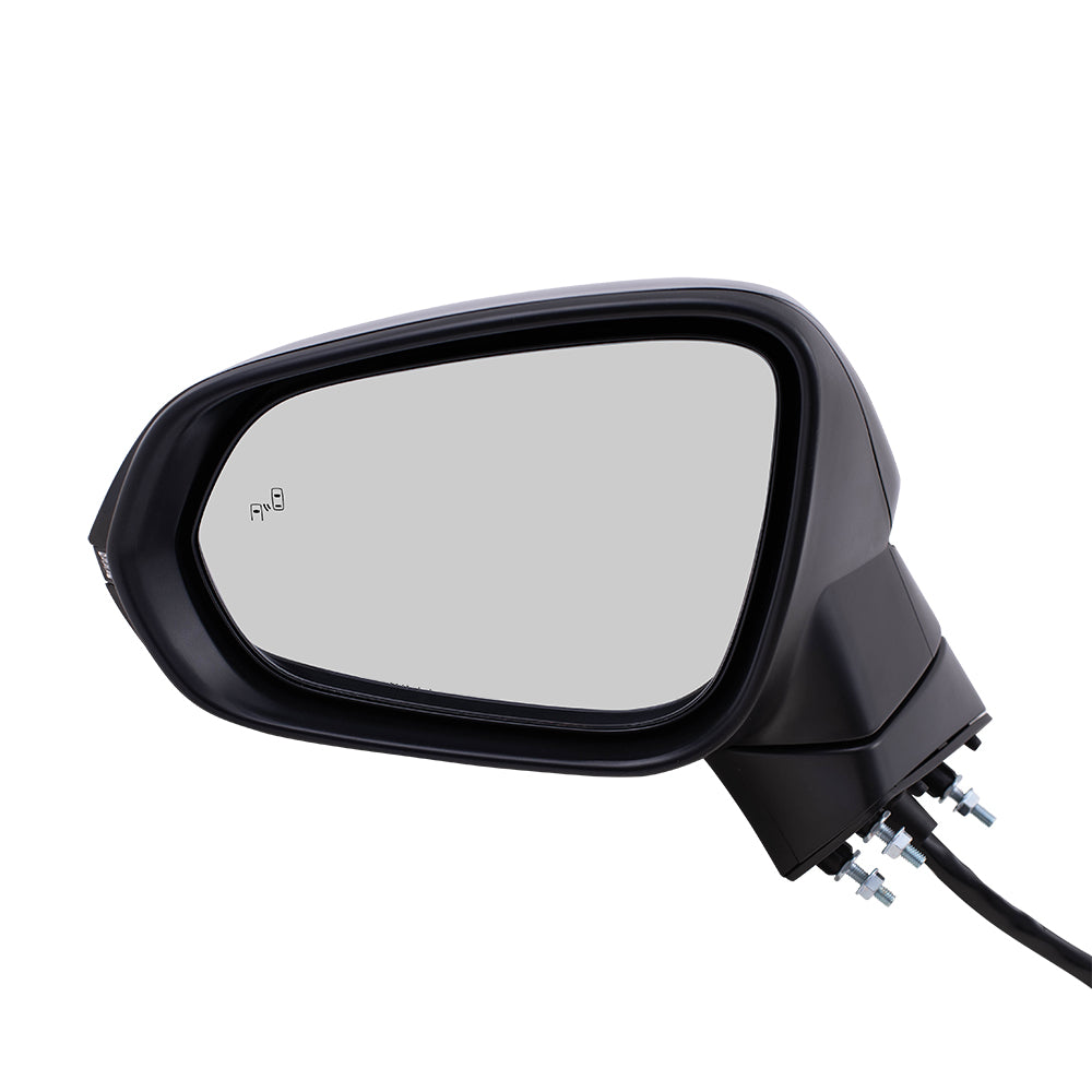 Replacement Driver Power Side Mirror Heated Signal Memory Blind Spot Detection Compatible with 2015-2017 200t 300h