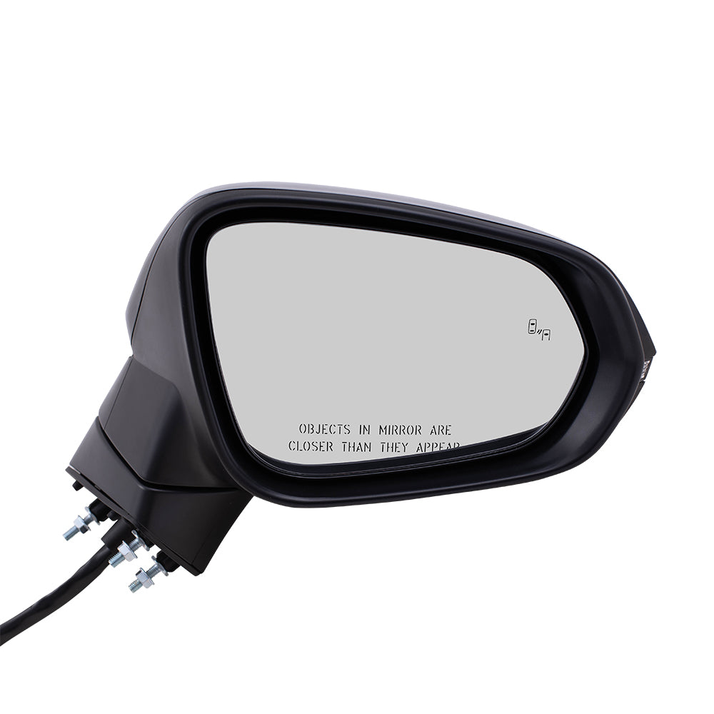 Replacement Passenger Power Side Mirror Heated Signal Memory Blind Spot Detection Compatible with 2015-2017 200t 300h