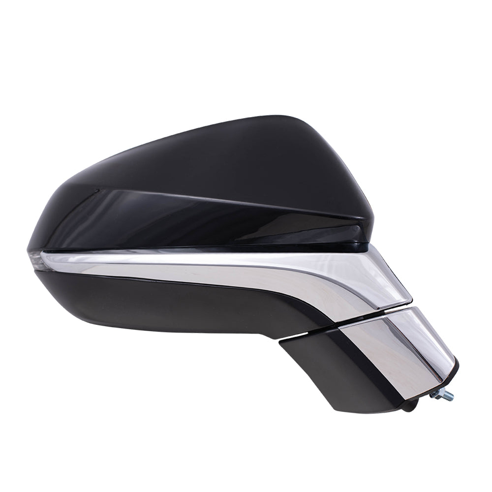 Replacement Passenger Power Side Mirror Heated Signal Memory Blind Spot Detection Compatible with 2015-2017 200t 300h