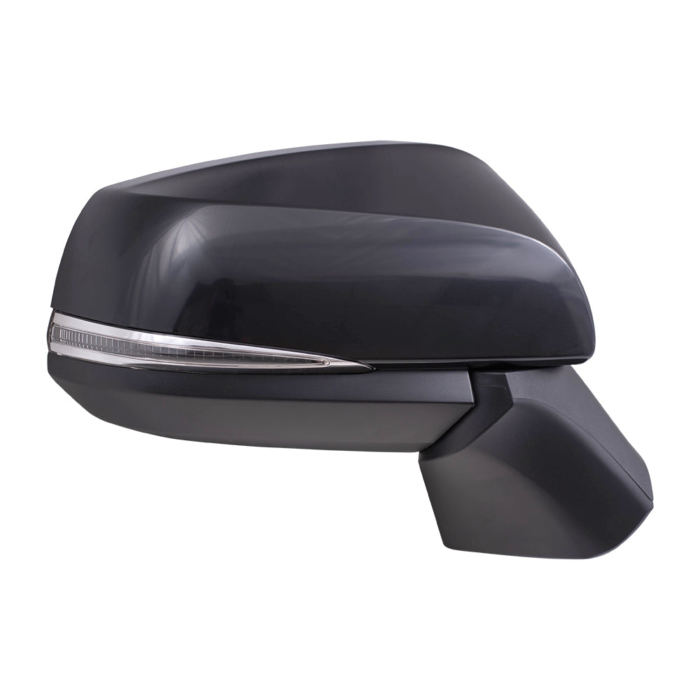 Replacement Set Driver and Passenger Power Side Door Mirrors Heated Signal Blind Spot Detection Compatible with 2019 2020 RAV4 RAV4 Hybrid