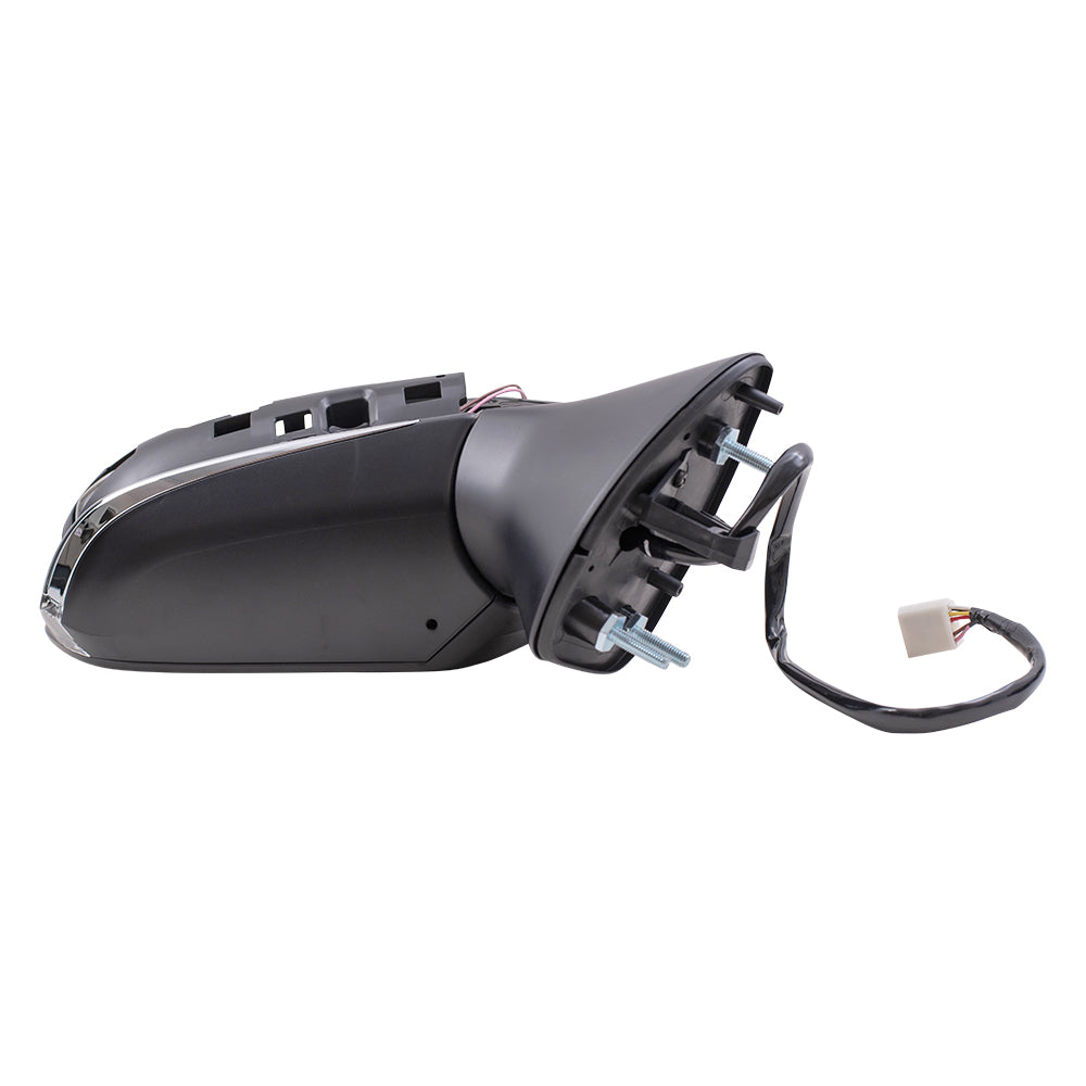 Replacement Passenger Power Side Door Mirror Heated with Signal Compatible with 2018-2019 Camry 2018-2020 Camry Hybrid